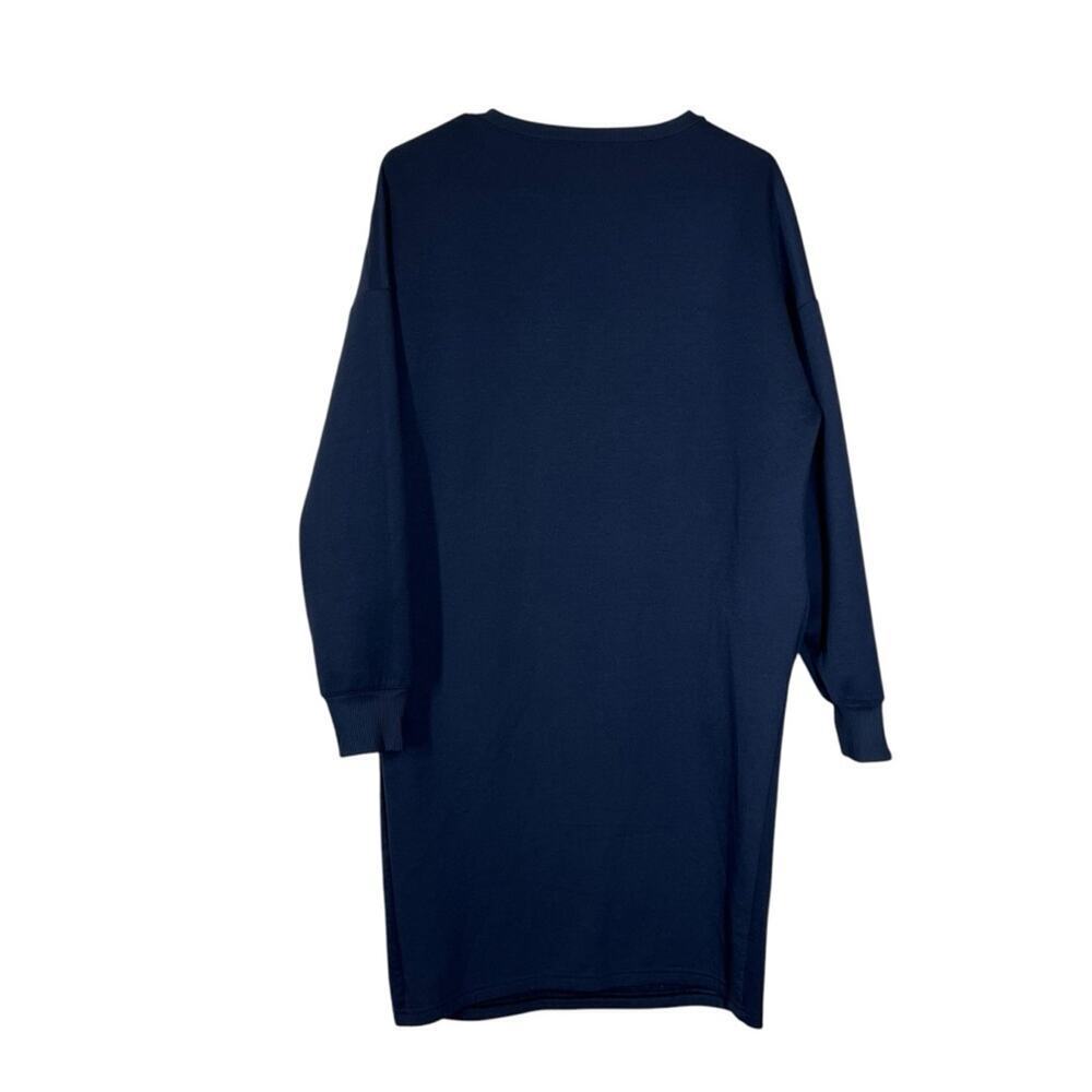 NWOT Game by Universal Standard Iris Spacer Sweatshirt Dress Size 2XS or US 6-8 - Picture 5 of 12